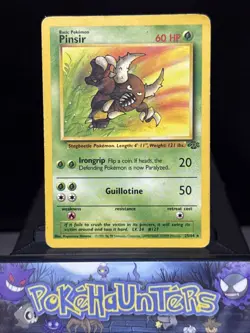Pokemon Card Pinsir 25/64 Jungle Set Non Holo Rare WOTC Played - Image 1