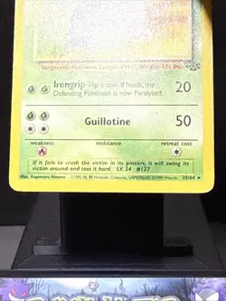 Pokemon Card Pinsir 25/64 Jungle Set Non Holo Rare WOTC Played - Image 3