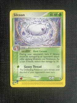 Silcoon 43/109 Ex Ruby Sapphire Pokemon Trading Card TCG - LP+ - Image 1