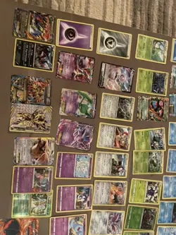 Pokemon GX V EX Holo Foil Card Lot Mewtwo Pikachu Eevee Lucario Snorlax - Image 4