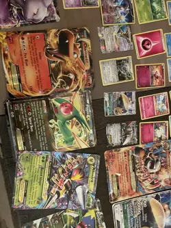 Pokemon GX V EX Holo Foil Card Lot Mewtwo Pikachu Eevee Lucario Snorlax - Image 5