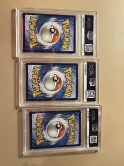 Pokemon Psa 10 3 Card Lot IR Metagross 178 Poliwhirl 176 Gloom 98 151 Tef Obf - Image 2