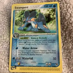 Pokemon Card Swampert EX Ruby Sapphire Rare 23/109 Light Play - Image 1