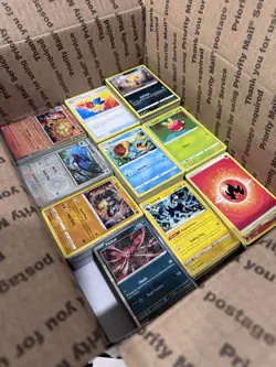 🔥 17lbs 4200+ UNSEARCHED Pokemon Bulk Lot! Some Holos & Vintage Cards LP/NM ✨ - Image 5