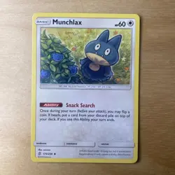 Munchlax 173/236 : Uncommon Mint/Near Mint Pokemon Card : SM11: Unified Minds - Image 1