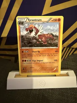 Pokemon XY TYRANTRUM Card 62/111 Furious Fists Series Rare NON HOLO (NM) - Image 2