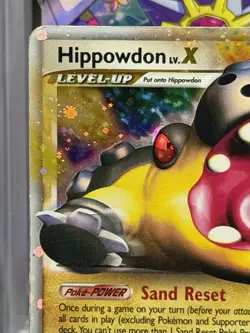 Hippowdon LV. X 107/111 Pokemon Card Holo Foil 2009 Rising Rivals Lv X - Image 3