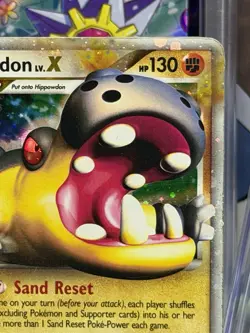 Hippowdon LV. X 107/111 Pokemon Card Holo Foil 2009 Rising Rivals Lv X - Image 4