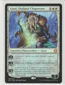 Ajani, Outland Chaperone - Foil Mythic Planeswalker MtG Card ECL 4 - Image 1