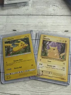 Two Different Pokemon Pikachu Cards. Near Mint. - Image 1