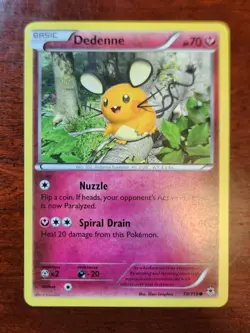 Dedenne Pokemon Card, Phantom Forces Set 70/119 - Image 1