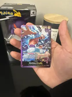 Monkey.D.Luffy OP09-061 ONE PIECE Tcg Card Game NM PURPLE/BLACK Leader - Image 3