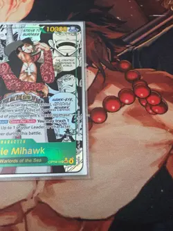 NM Dracule Mihawk Manga OP14-119 The Azure Sea's Seven ONE PIECE Card ENGLISH - Image 3