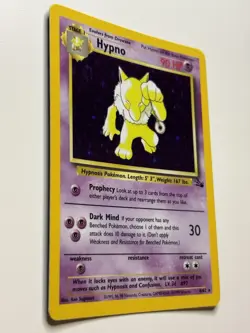 1999 Pokemon TCG Hypno 8/62 Fossil Set Holo Rare Card Vintage WOTC NEAR MINT - Image 2