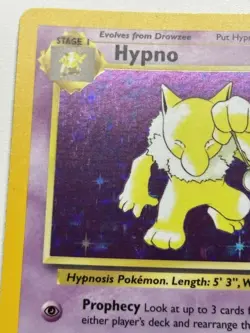 1999 Pokemon TCG Hypno 8/62 Fossil Set Holo Rare Card Vintage WOTC NEAR MINT - Image 5