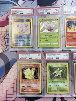 Pokemon TCG PSA Graded Cards Lot of 9 Charizard Ninetales, Various Cards - Image 2