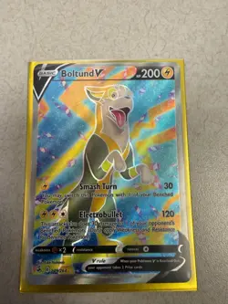 Boltund V (Full Art) 249/264 SWSH08: Fusion Strike NM Pokemon Card TCG - Image 1