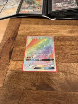 Zygarde GX 136/131 Pokemon TCG Secret Sm-Forbidden Light Rainbow Rare Holo Card - Image 1