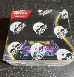 Pokemon Mega Evolution Phantasmal Flames Booster Box 36 Booster Packs Card Lot - Image 1