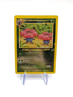 Pokemon TCG Vileplume 17/18 card Southern Islands reverse Holo with Swirl LP - Image 1