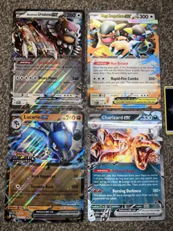 Pokemon Jumbo Promo Card Lot Of 4 Charizard Ex Lucario Ex Mega Kangaskhan Ex NM - Image 1