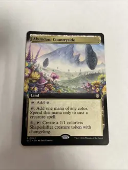 Abundant Countryside Extended Art Nonfoil Lorwyn Eclipsed Card #0042 MTG LP - Image 1
