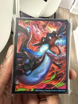 Mega Charizard X EX UPC Ultra Premium Collection - 65 Card Sleeves - NEW SEALED - Image 1