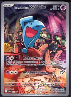 Team Rocket's Wobbuffet Promo SV: Scarlet & Violet Promo Cards 203 NM - Image 1