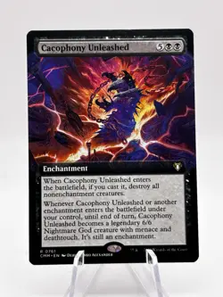 Cacophony Unleashed 0761 Extended Art Commander Master CMM MTG NM - Image 1