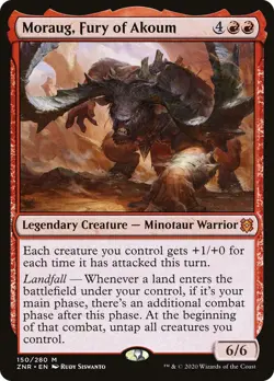 MTG Moraug, Fury of Akoum - 150 / English / Near Mint - Image 1
