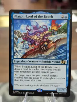 Plagon, Lord of the Beach 0037 Non Foil Rare Foundations Jumpstart MTG Near Mint - Image 1