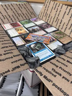 🧙17lbs+ 4200+ UNSEARCHED Magic The Gathering Bulk Lot LP/NM w/ Rares & Foils‼ - Image 1