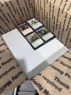 🧙17lbs+ 4200+ UNSEARCHED Magic The Gathering Bulk Lot LP/NM w/ Rares & Foils‼ - Image 2