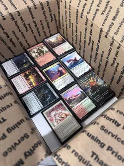 🧙17lbs+ 4200+ UNSEARCHED Magic The Gathering Bulk Lot LP/NM w/ Rares & Foils‼ - Image 3