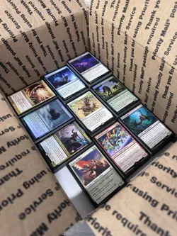 🧙17lbs+ 4200+ UNSEARCHED Magic The Gathering Bulk Lot LP/NM w/ Rares & Foils‼ - Image 4