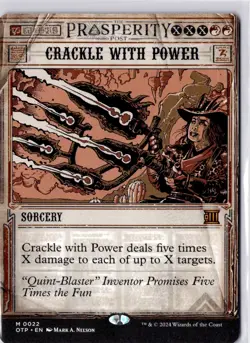 Crackle with Power Outlaws of Thunder Junction: Breaking News Regular NM M 0022 - Image 1