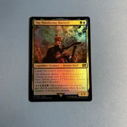 MTG The Wandering Minstrel Final Fantasy Foil #0249 - Image 1