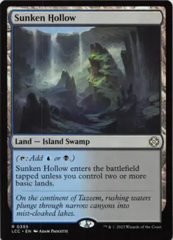 Sunken Hollow R Commander: The Lost Caverns of Ixalan 355 - MTG - Image 1