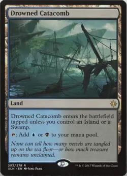 Drowned Catacomb R Ixalan 253 LP-NM MTG - Image 1