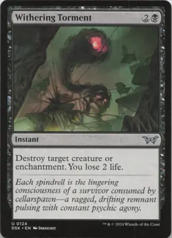 Withering Torment U Duskmourn: House of Horror 124 - LP MTG - Image 1