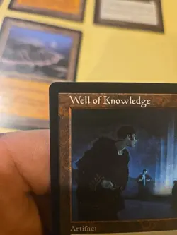 MTG Well of Knowledge Weatherlight NM Artifact Rare NEVER PLAYED - Image 2