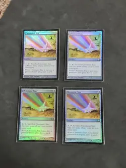 4x MTG Foil Chromatic Star -Played - 10th Tenth Edition Playset - Image 1