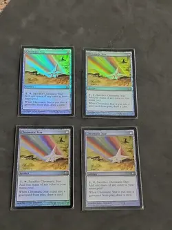 4x MTG Foil Chromatic Star -Played - 10th Tenth Edition Playset - Image 2