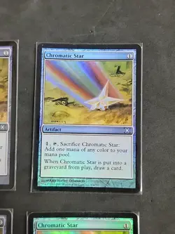 4x MTG Foil Chromatic Star -Played - 10th Tenth Edition Playset - Image 5