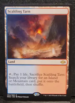 MTG Modern Horizons 2 Scalding Tarn 254/303 Regular Non-foil Rare Land NM - Image 1