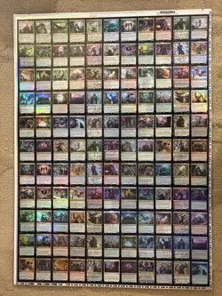Magic: The Gathering War of the Spark Uncut Promo Foil Sheet - Image 1