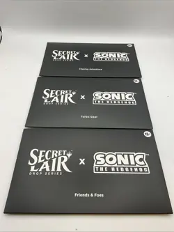 Magic MTG Secret Lair X Sonic The Hedgehog Non Foil Edition Bundle (New/ Sealed) - Image 1