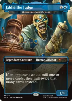 Magic the Gathering Secret Lair x Iron Maiden: Eddie Unchained Non Foil MTG SLD - Image 2