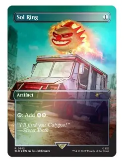 MTG x Secret Lair Twisted Metal: Sol Ring Foil PRESALE Sony PlayStation Drop - Image 1