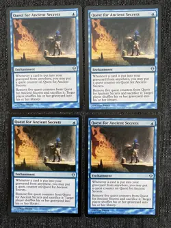 Quest for Ancient Secrets (059) Zendikar Mtg 4x ZEN Magic NM - Image 1